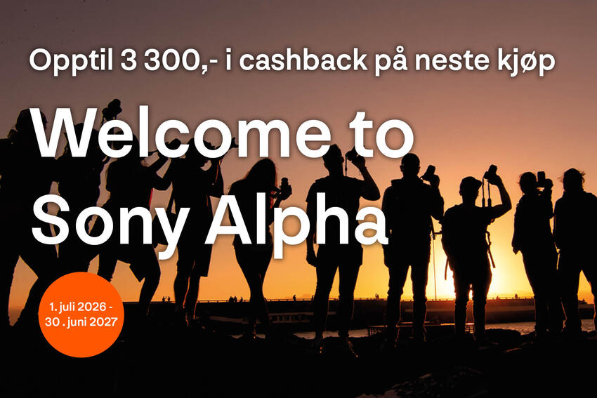 Welcome to Sony Alpha